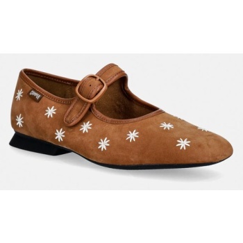 μπαλαρίνες σουέτ camper casi myra