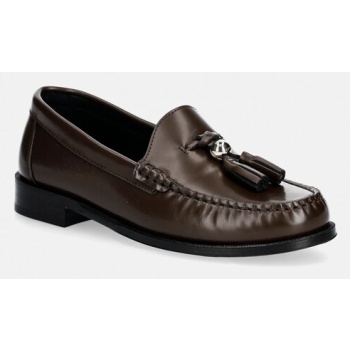 δερμάτινα μοκασίνια furla college loafer