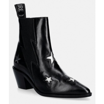 δερμάτινες μπότες τσέλσι zadig&voltaire