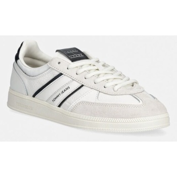 δερμάτινα sneakers tommy jeans the