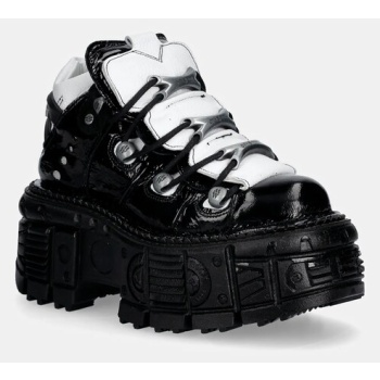 δερμάτινα sneakers new rock m-106-s119