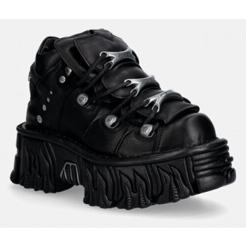 δερμάτινα sneakers new rock itali