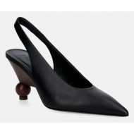  δερμάτινες γόβες weekend max mara wkarito