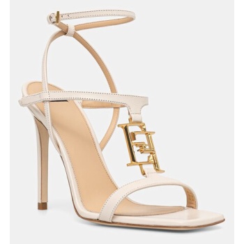 δερμάτινα σανδάλια elisabetta franchi