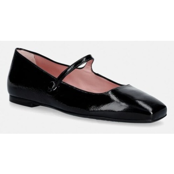 δερμάτινες μπαλαρίνες pretty ballerinas