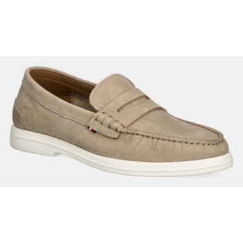 μοκασίνια nubuck tommy hilfiger tommy
