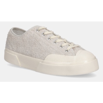 σουέτ sneakers superga works hairy suede