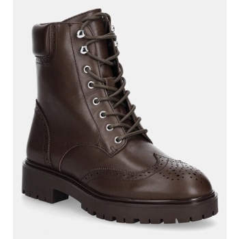 δερμάτινες μπότες lauren ralph lauren