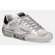  δερμάτινα sneakers crime london distressed deconstructed