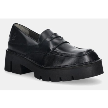 δερμάτινα μοκασίνια fly london