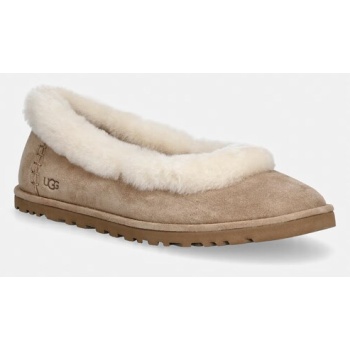 μπαλαρίνες σουέτ ugg w zora ballet flat