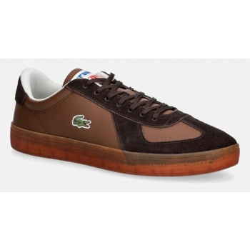 δερμάτινα sneakers lacoste men baseshot