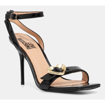 δερμάτινα σανδάλια love moschino