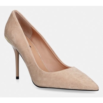 γόβες σουέτ love moschino