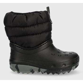 παιδικές μπότες χιονιού crocs