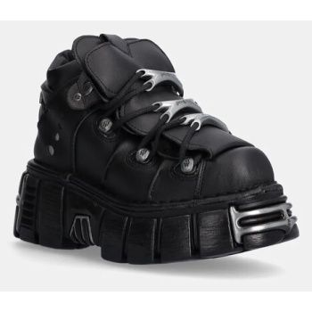 sneakers new rock negro tower + negro