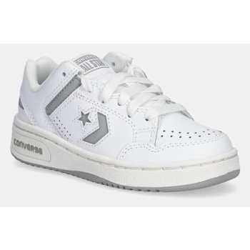 παιδικά δερμάτινα sneakers converse