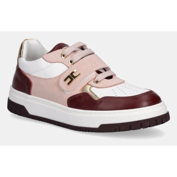 παιδικά δερμάτινα sneakers elisabetta