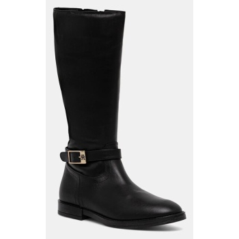 παιδικές δερμάτινες μπότες tommy