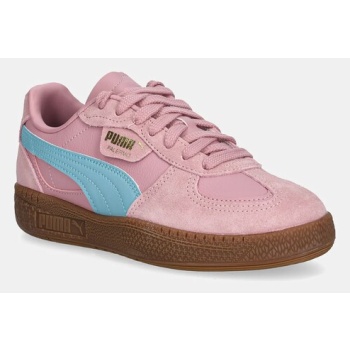 παιδικά δερμάτινα sneakers puma palermo