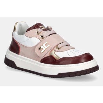 δερμάτινα sneakers elisabetta franchi