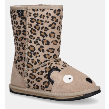 μπότες χιονιού σουέτ για παιδιά emu