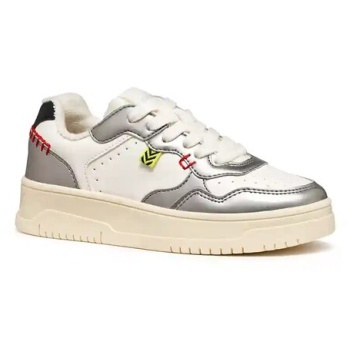 παιδικά δερμάτινα sneakers geox