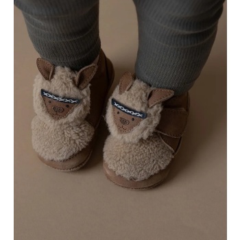 δερμάτινες χειμωνιάτικες μπότες μωρού