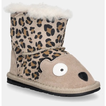 μπότες χιονιού σουέτ για παιδιά emu