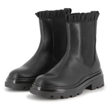 παιδικές δερμάτινες μπότες τσέλσι karl