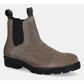 σουέτ μπότες τσέλσι jeep quad suede