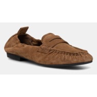  μοκασίνια σουέτ copenhagen leather