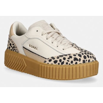 δερμάτινα sneakers sorel ona ave t-toe