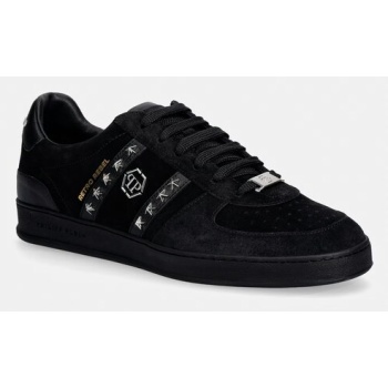 σουέτ sneakers philipp plein low-top