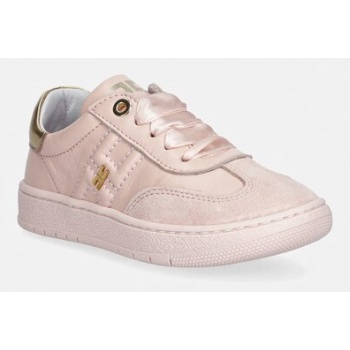 παιδικά δερμάτινα sneakers elisabetta