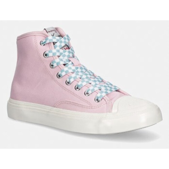 πάνινα παπούτσια kenzo high top sneaker