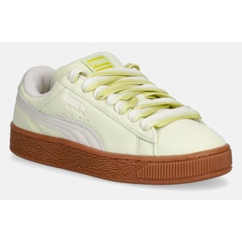 σουέτ sneakers puma suede xl fat laces
