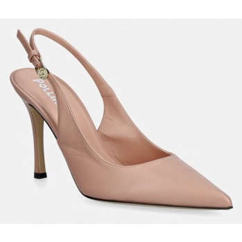 δερμάτινες γόβες pollini