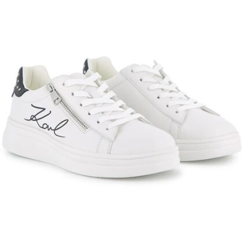 παιδικά δερμάτινα sneakers karl