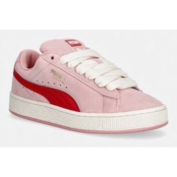 παιδικά δερμάτινα sneakers puma suede