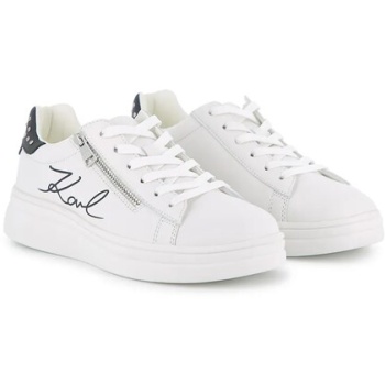 παιδικά δερμάτινα sneakers karl