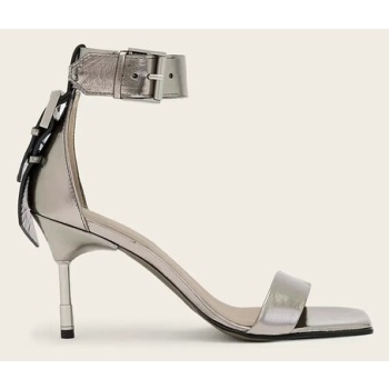 δερμάτινα σανδάλια allsaints noir mid