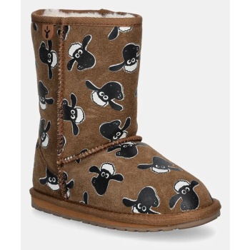 μπότες χιονιού σουέτ για παιδιά emu