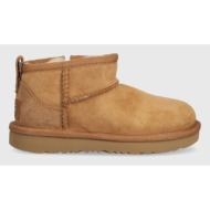  μπότες σουέτ για παιδιά ugg t classic ultra mini