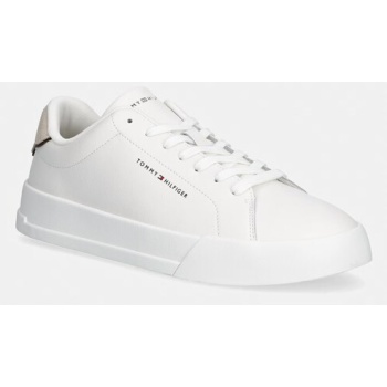 δερμάτινα sneakers tommy hilfiger th