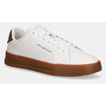 δερμάτινα sneakers tommy hilfiger th
