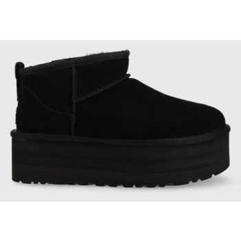 μπότες σουέτ ugg w classic ultra mini