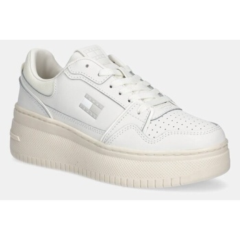 δερμάτινα sneakers tommy jeans tjw