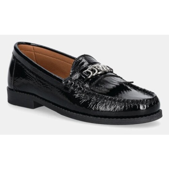 δερμάτινα μοκασίνια bianco biapop