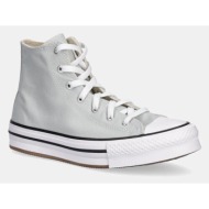  παιδικά πάνινα παπούτσια converse chuck taylor all star eva lift